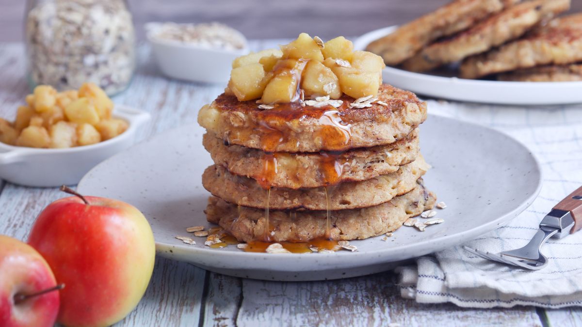 fahéjas, almás zabpalacsinta
