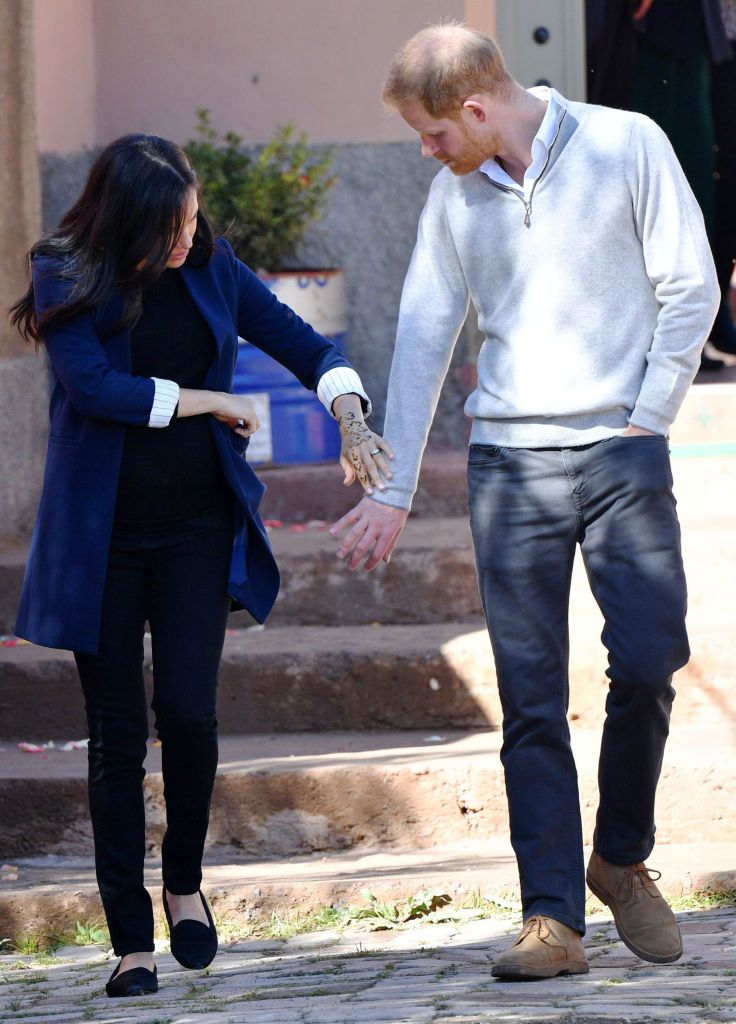 Meghan Matkle henna tetoválással