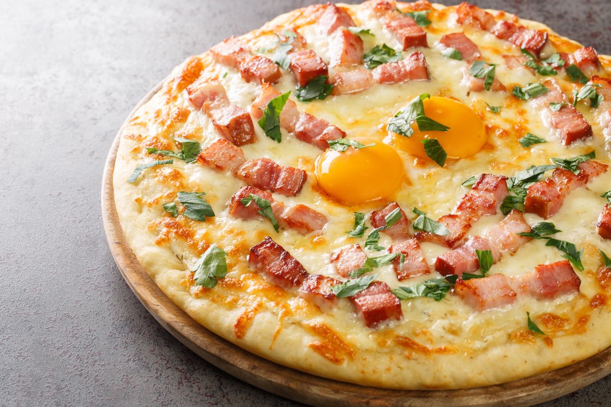 Diétás szupermodellpizza tojással