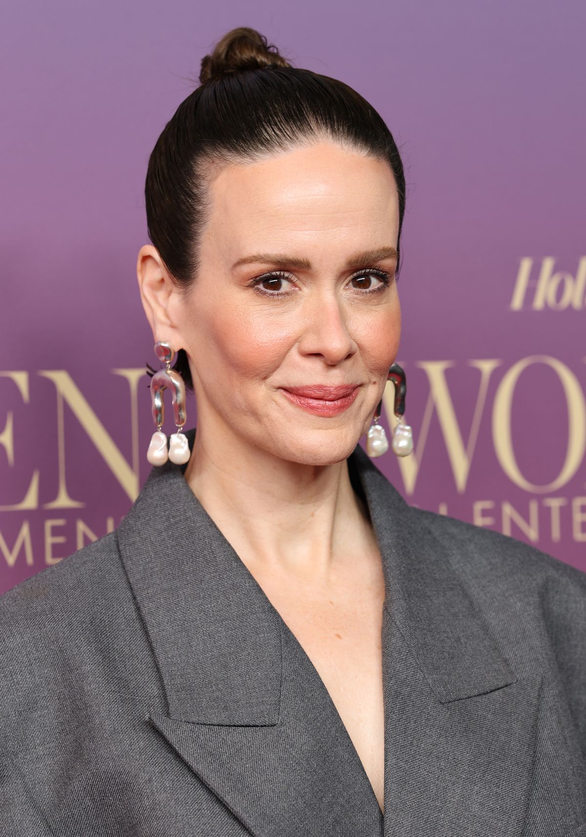 BEVERLY HILLS, CALIFORNIA - DECEMBER 03: Sarah Paulson attends The Hollywood Reporter's annual Women in Entertainment Gala at The Beverly Hills Hotel on December 03, 2025 in Beverly Hills, California.  (Photo by Amy Sussman/Getty Images)