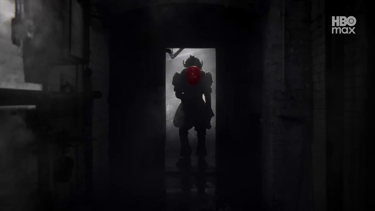 Pennywise karaktere az It: Welcome to Derry sorozatban.