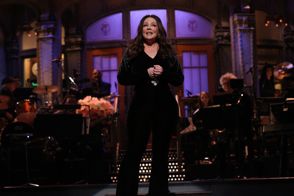 Melissa McCarthy a Studio H színpadán.