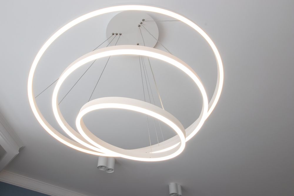 Space age design csillár