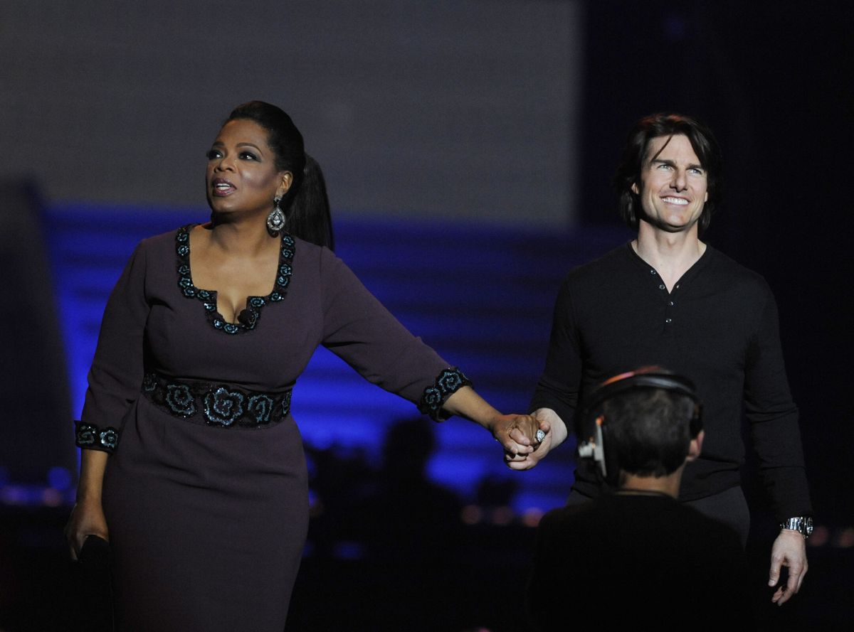 Oprah Winfrey és Tom Cruise