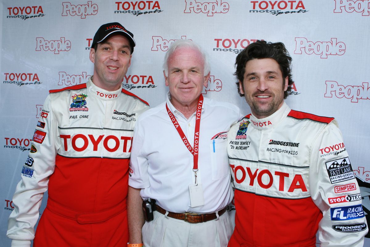People Magazine's Paul Caine, Toyota's Les Unger and Patrick Dempsey (Photo by E. Charbonneau/WireImage for People Magazine)