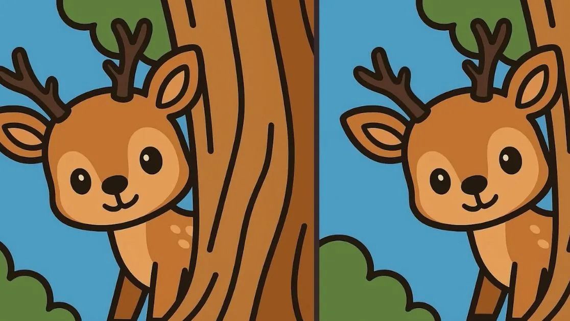 Találd meg az őzikék között a különbségeket az IQ-tesztben.