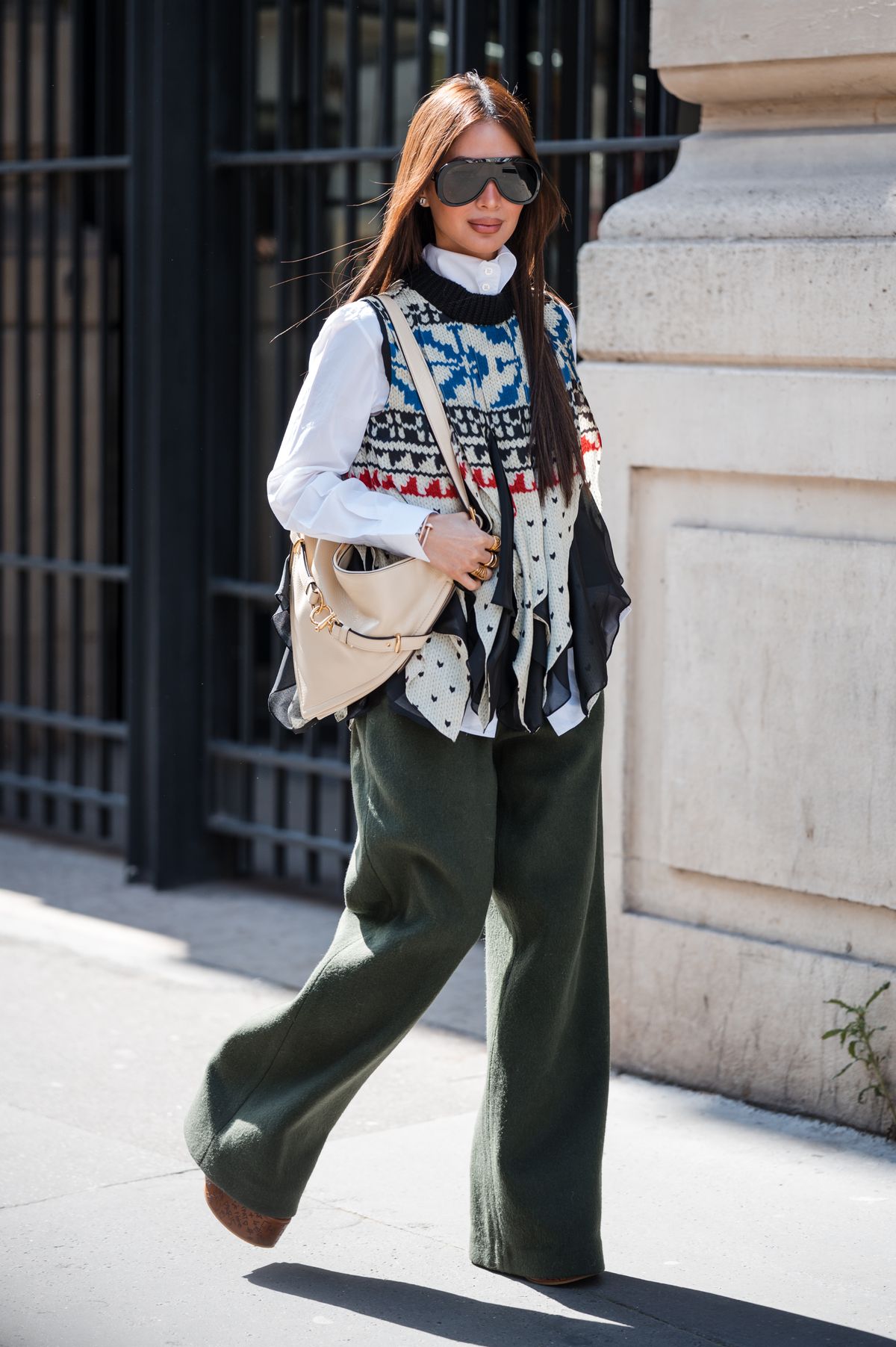 mintás kötött mellény