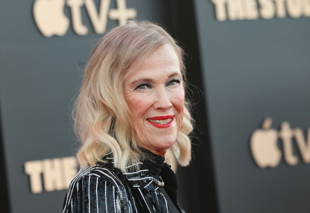 LOS ANGELES, CALIFORNIA - MARCH 24: Catherine O'Hara attends the World Premiere of Apple TV+'s Series "The Studio" at Academy Museum of Motion Pictures on March 24, 2025 in Los Angeles, California. (Photo by Rodin Eckenroth/FilmMagic)