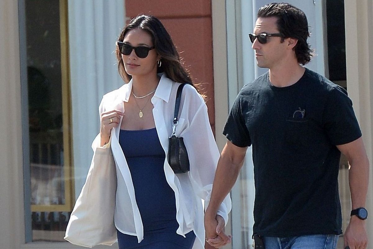 10/05/2024 EXCLUSIVE: Milo Ventimiglia and wife Jarah Mariano are spotted out shopping for baby items in Los Angeles. The couple who just announced this week that they are expecting their first child together were pictured exiting Babyletto holding hands with their dog in tow

sales@theimagedirect.com Please byline:TheImageDirect.com

*EXCLUSIVE PLEASE EMAIL sales@theimagedirect.com FOR FEES BEFORE USE