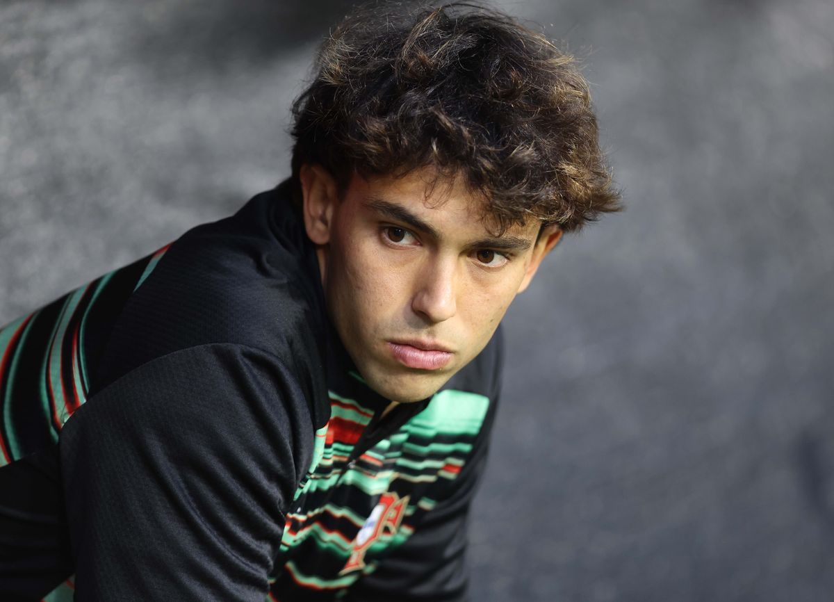 MUNICH, GERMANY - JUNE 8:  Joao Felix of Portugal during the UEFA Nations League 2025 final match between Portugal and Spain at Munich Football Arena on June 8, 2025 in Munich, Germany. (Photo by Crystal Pix/MB Media/Getty Images)
