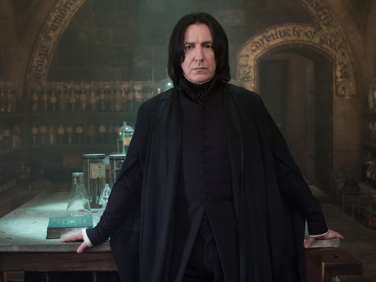 Alan Rickman sokak fejében, csak Piton professzorként maradt meg. 