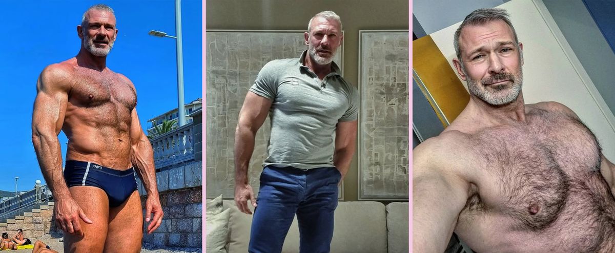 Legszexibb nagypapa modellkedik 