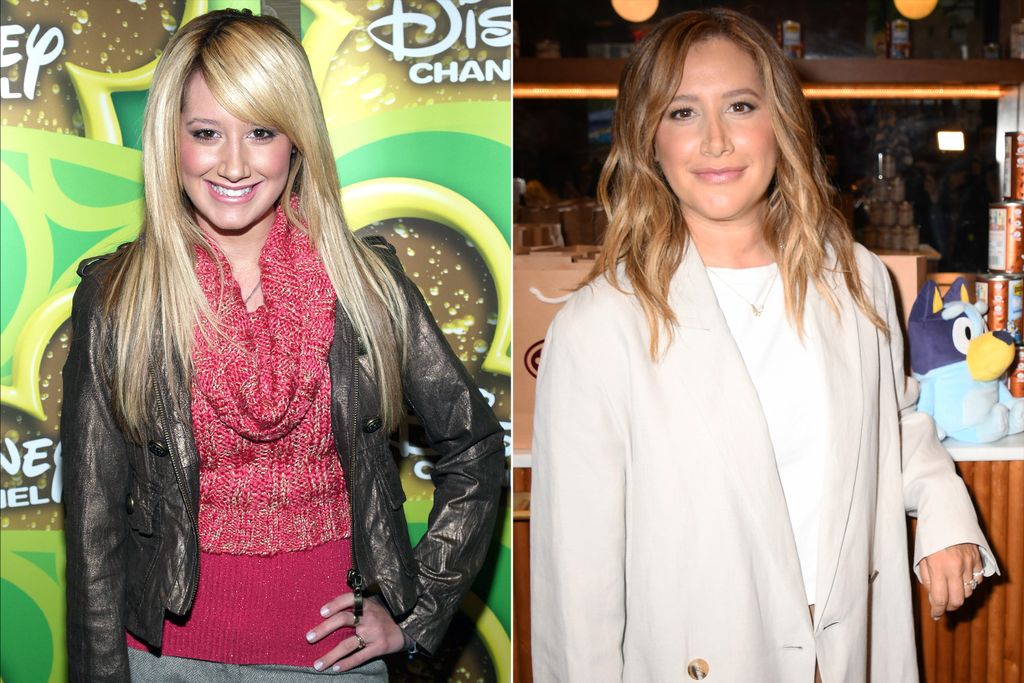 Ashley Tisdale Sharpay Evansként és ma