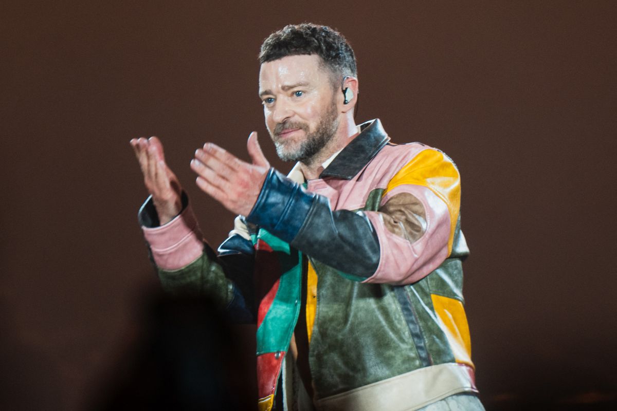 Justin Timberlake egy koncertje közben