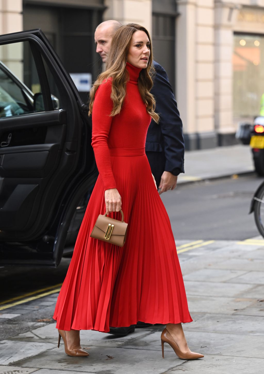 Katalin hercegné minitáskával