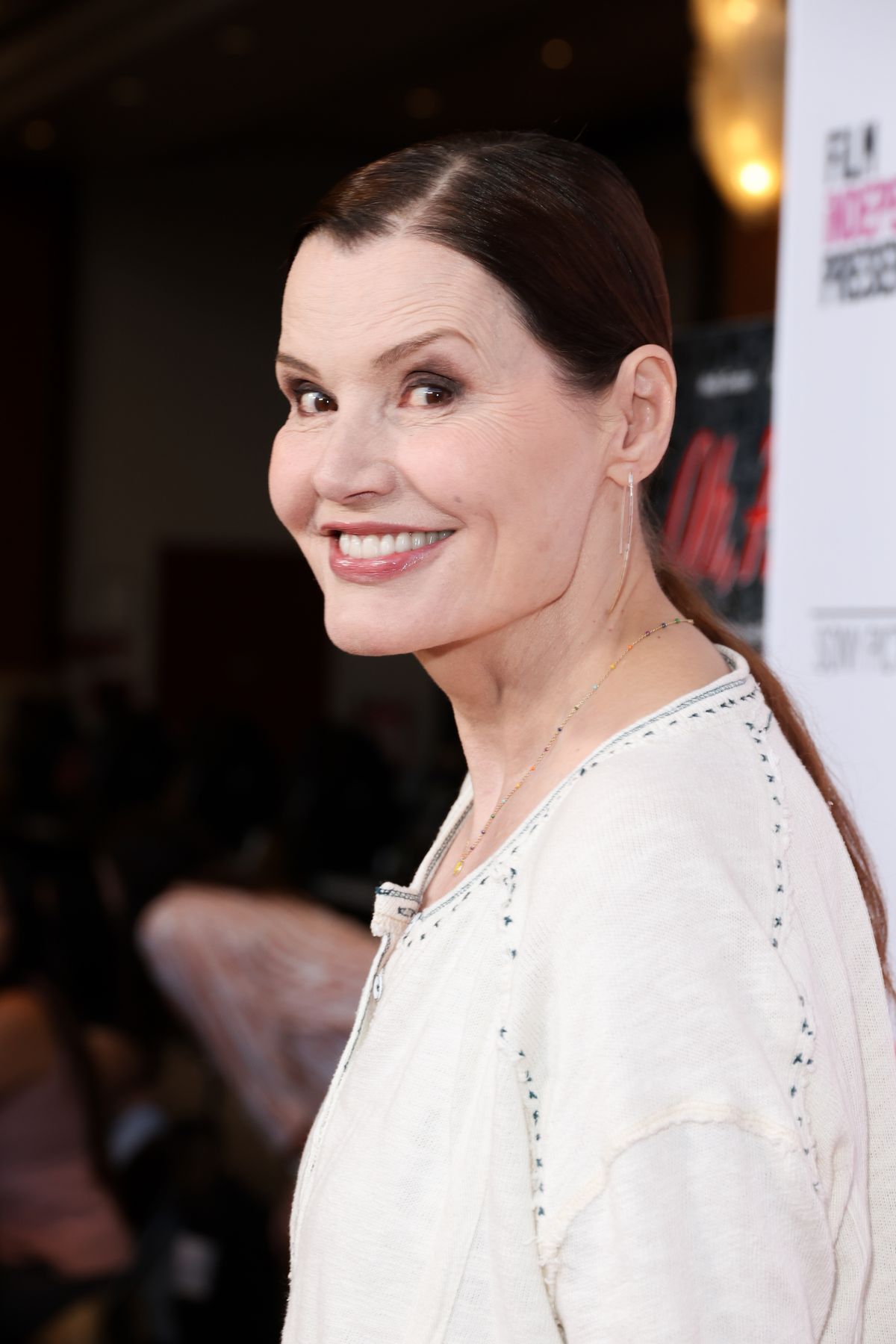Geena Davis at the "Oh, Hi!" Los Angeles Special Screening held at AMC The Grove on July 08, 2025 in Los Angeles, California. (Photo by JC Olivera/Variety via Getty Images)
