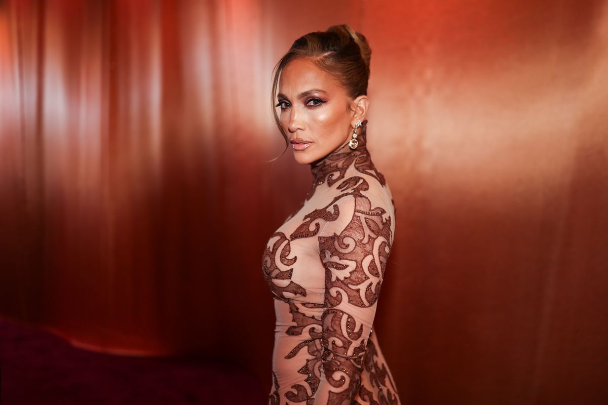 Jennifer Lopez at the 83rd Annual Golden Globes held at The Beverly Hilton on January 11, 2026 in Beverly Hills, California. (Photo by Christopher Polk/2026GG/Penske Media via Getty Images)