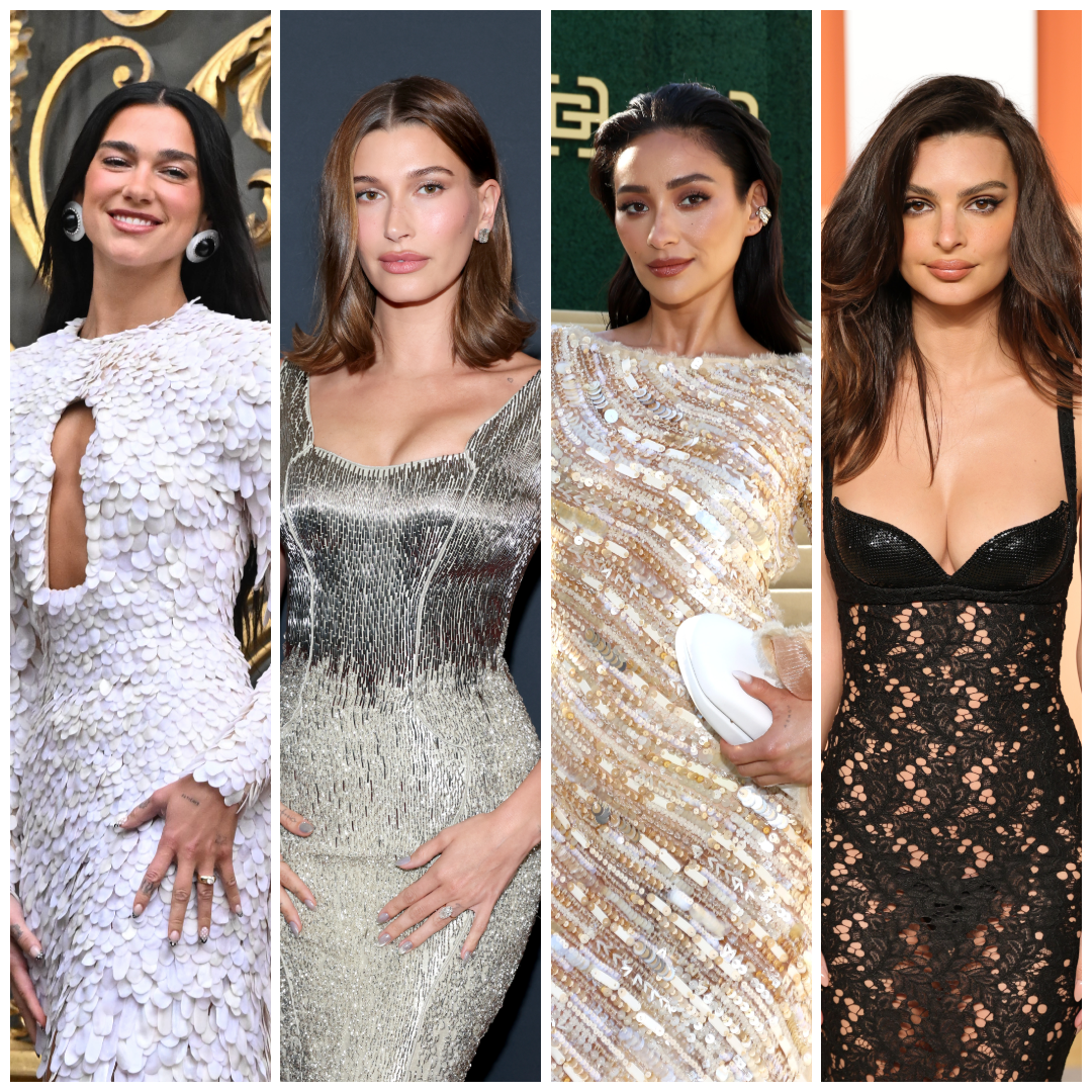 Dua Lipa, Hailey Bieber, Shay Mitchell és Emily Ratajkowski a meghatározott jegyek jelentős részét magukon hordozzák.