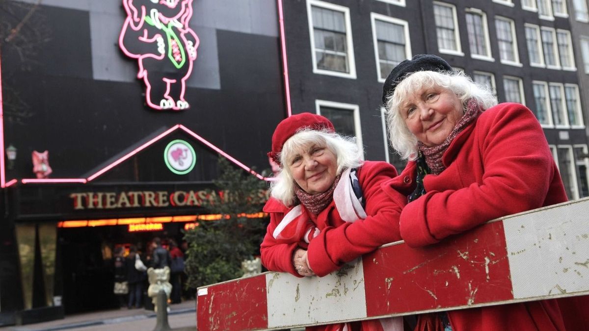 Martine és Louise Fokkens akik a világ legidősebb örömlányai 