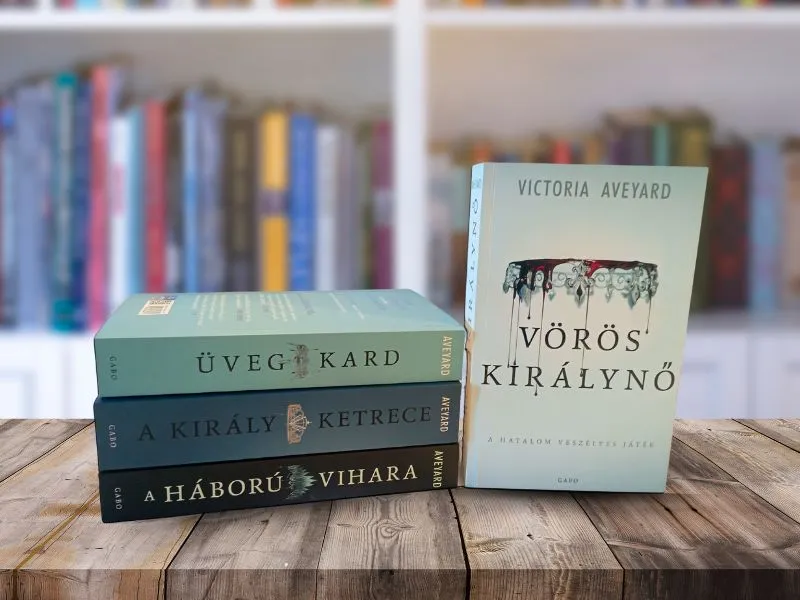 Victoria Aveyard „A Vörös Királynő” sorozata neked való, ha szereted a fordulatos történeteket és az erős női karaktereket.