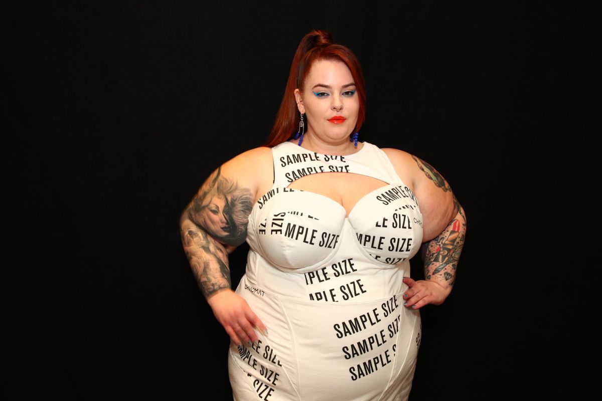 Tess Holliday ruhájával is üzent.