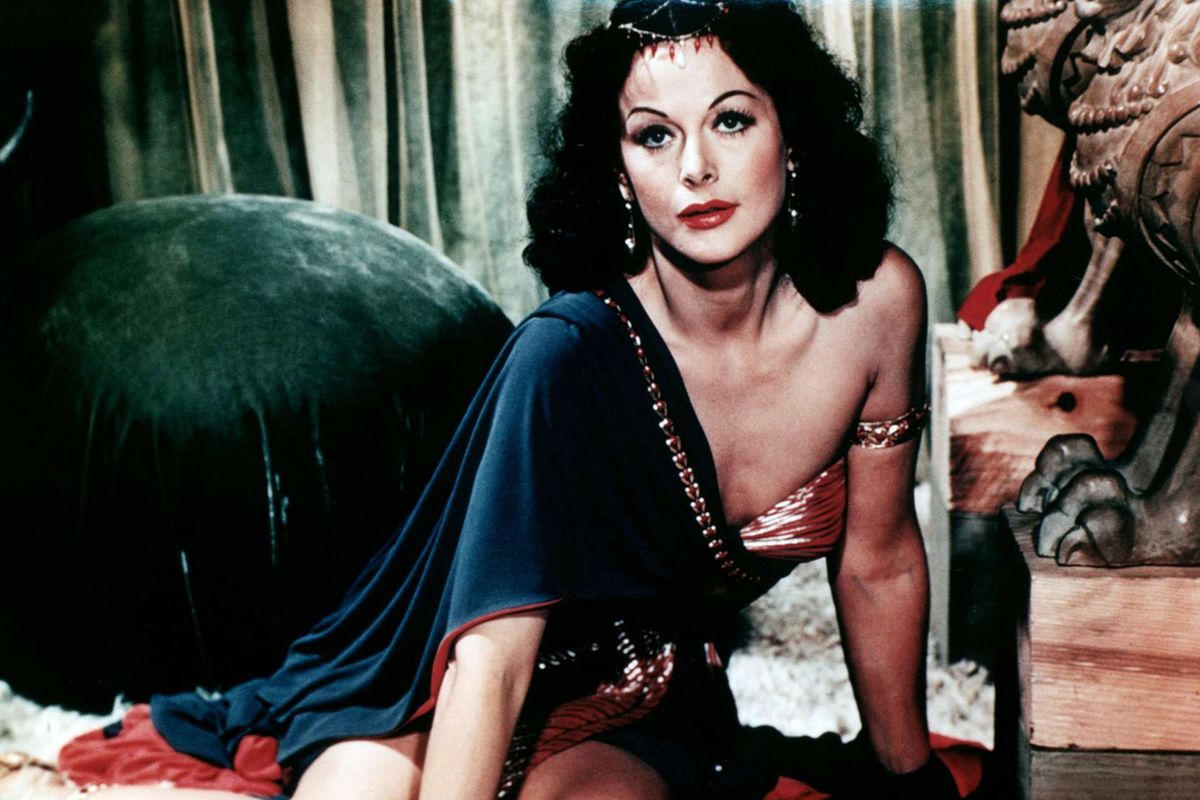 Hedy Lamarr az 1949-ben bemutatott „Sámson és Delila” című film egyik jelenetében. 