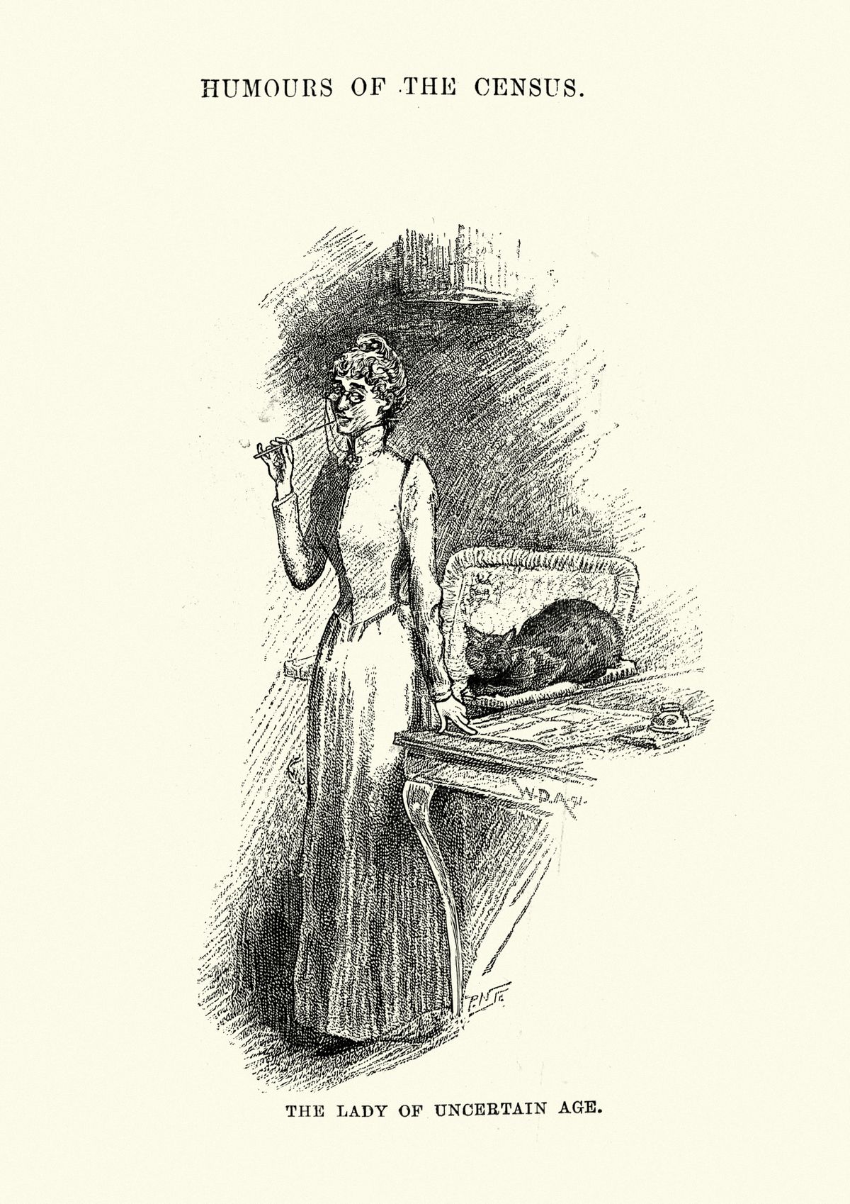 Vénlány gúnyrajza