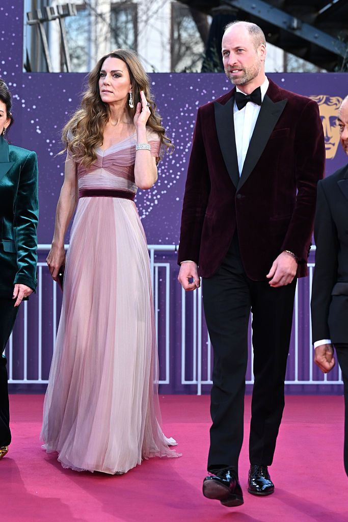 Katalin hercegné és Vilmos herceg a 2026-os BAFTA-díjátadón. 