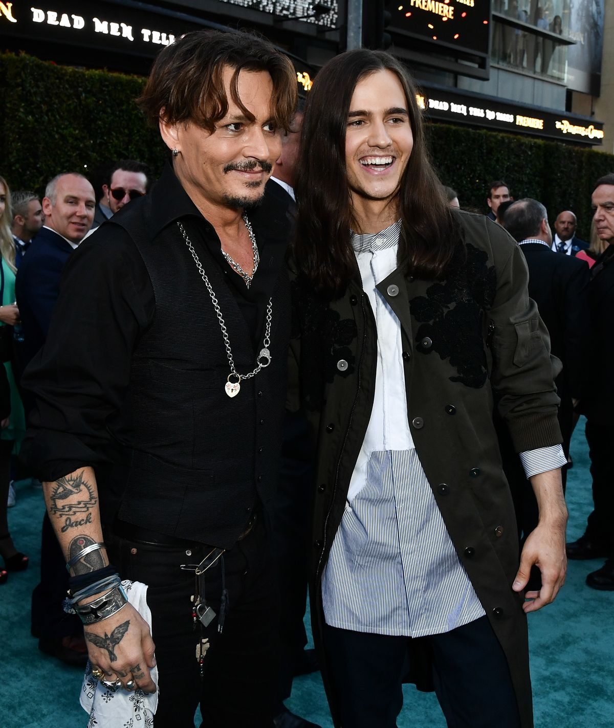 Johnny Depp and Anthony De La Torre (Photo by Rob Latour/Variety/Penske Media via Getty Images)