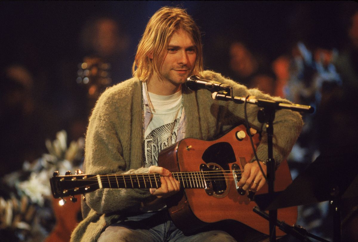 Kurt Cobain, a Nirvana frontembere koncerten