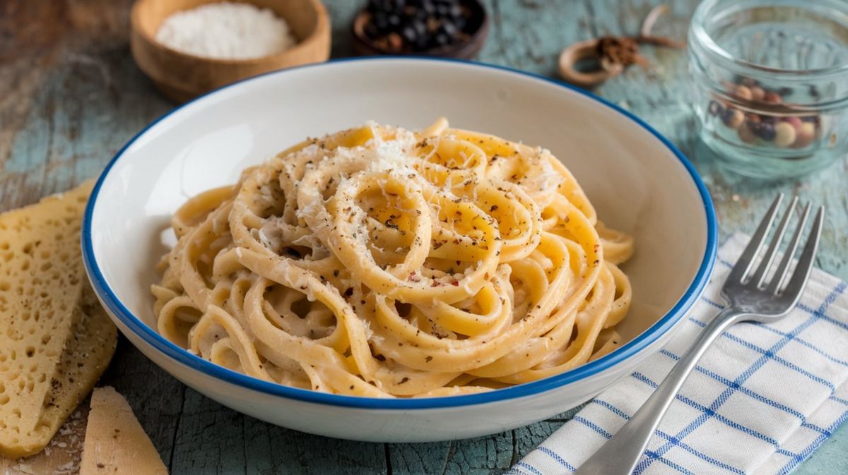 cacio e pepe – szakítós pasta