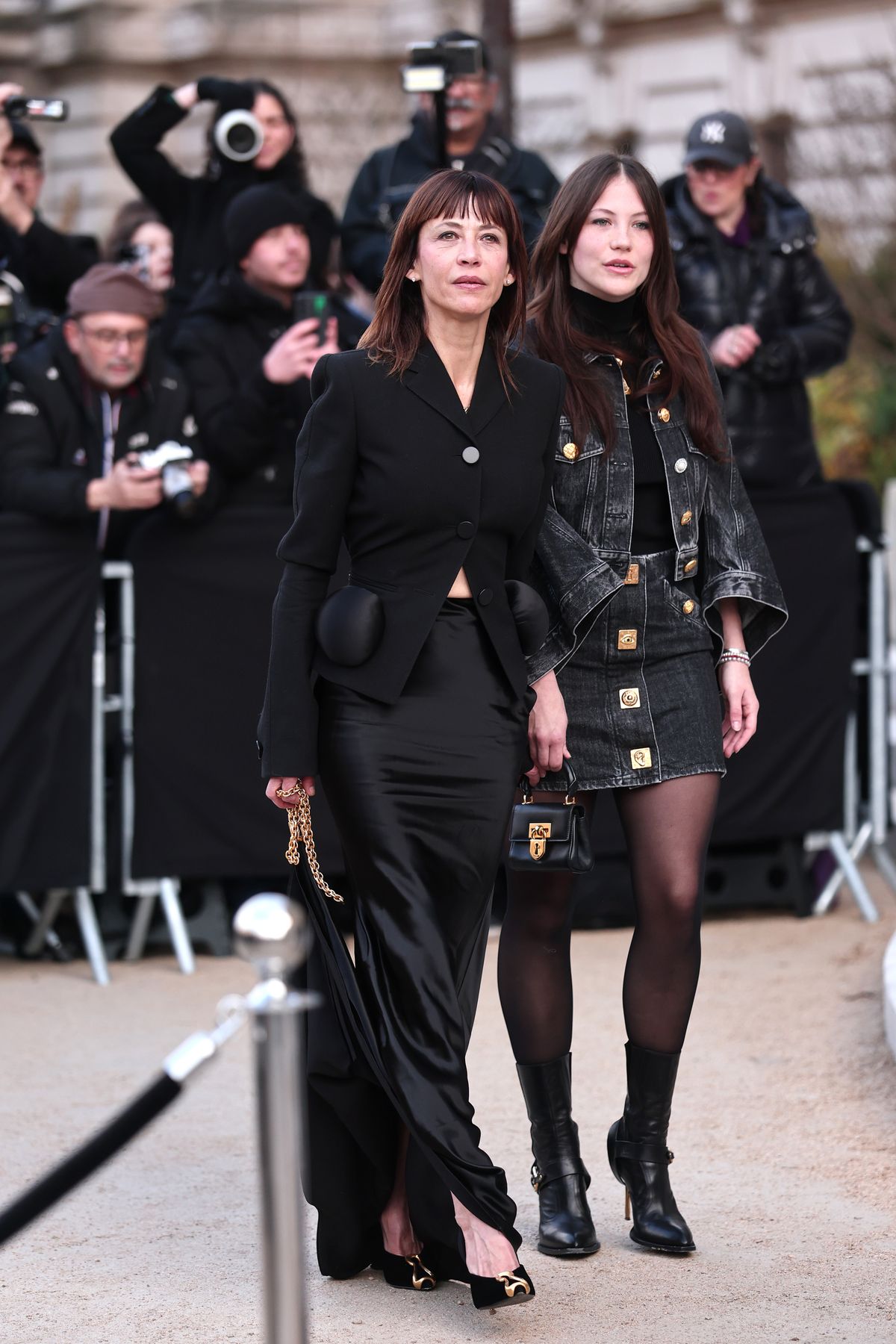 Sophie Marceau és Juliette Lemley Párizsban