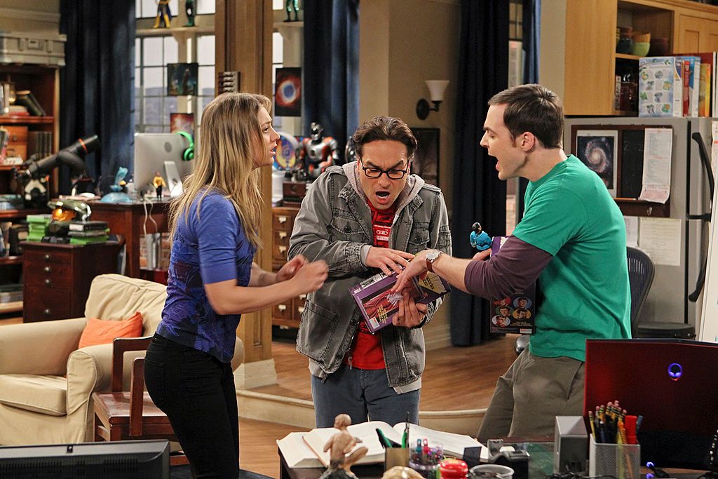 Az Agymenők lakásának díszetei.