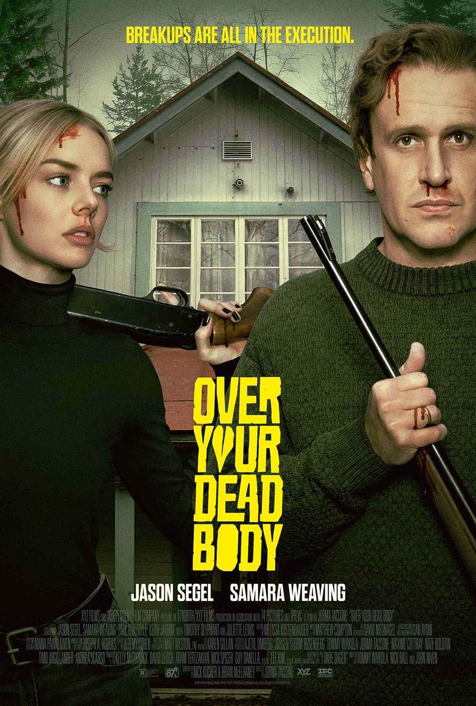 Samara Weaving éy Jason Segel új filmjének posztere