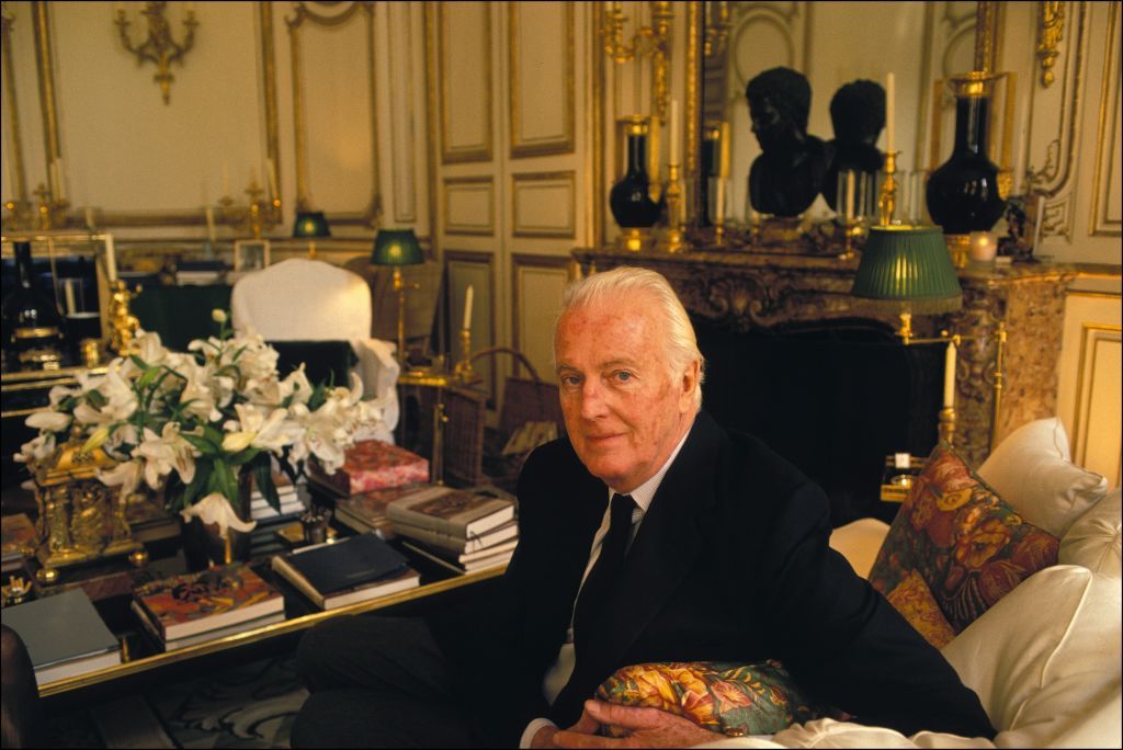 Givenchy a kastélyában.