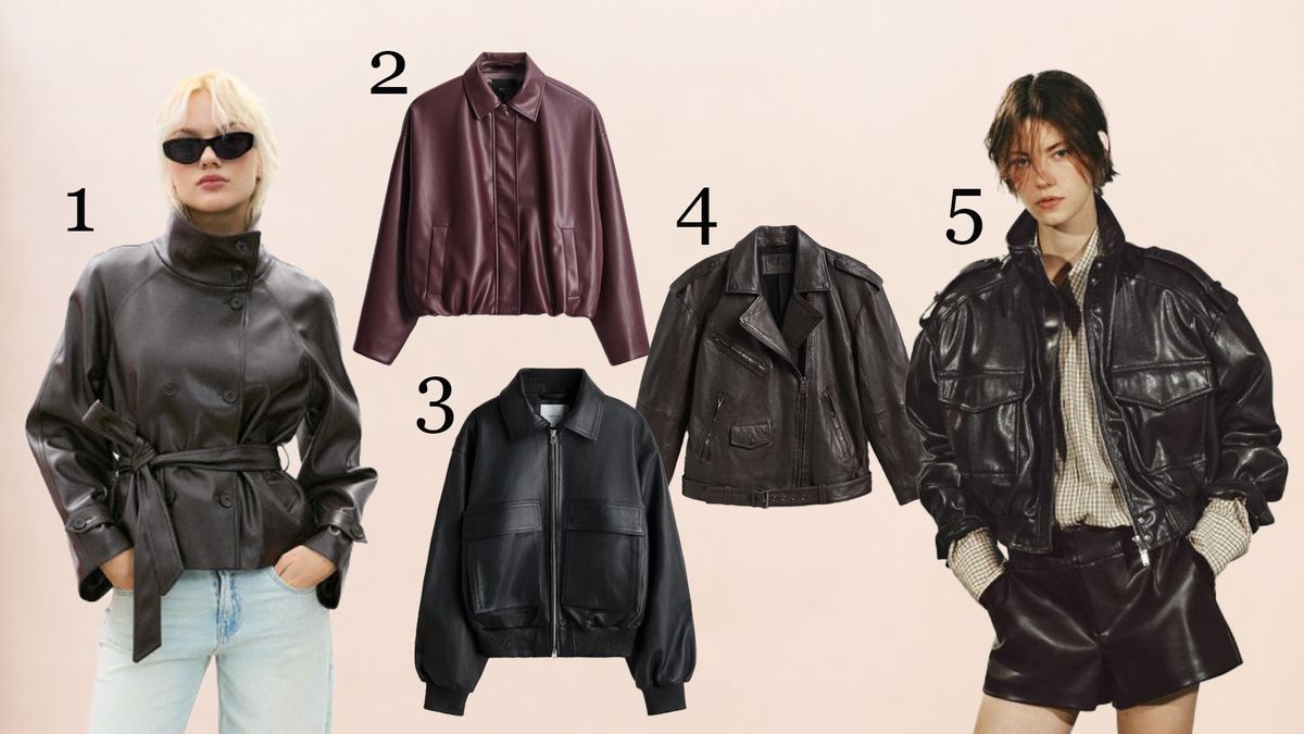 női bőrdzseki divat