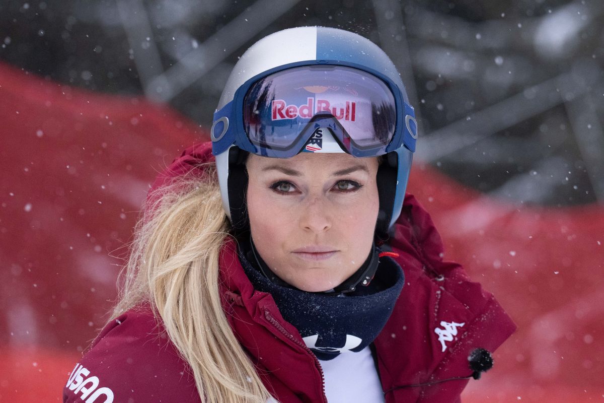 Lindsey Vonn amerikai síelő. 