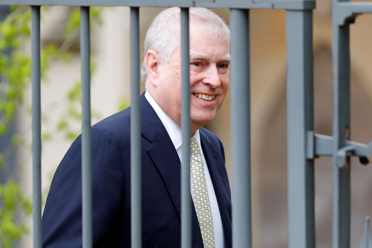WINDSOR, UNITED KINGDOM - MARCH 31: (EMBARGOED FOR PUBLICATION IN UK NEWSPAPERS UNTIL 24 HOURS AFTER CREATE DATE AND TIME) Prince Andrew, Duke of York attends the traditional Easter Sunday Mattins Service at St George's Chapel, Windsor Castle on March 31, 2024 in Windsor, England. Photo by Max Mumby/Indigo/Getty Images)