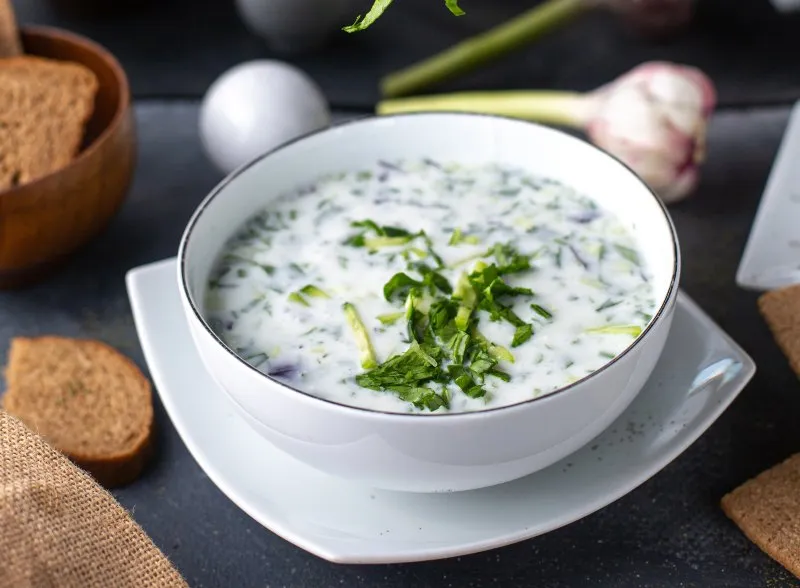 nyári étkezés uborkaleves