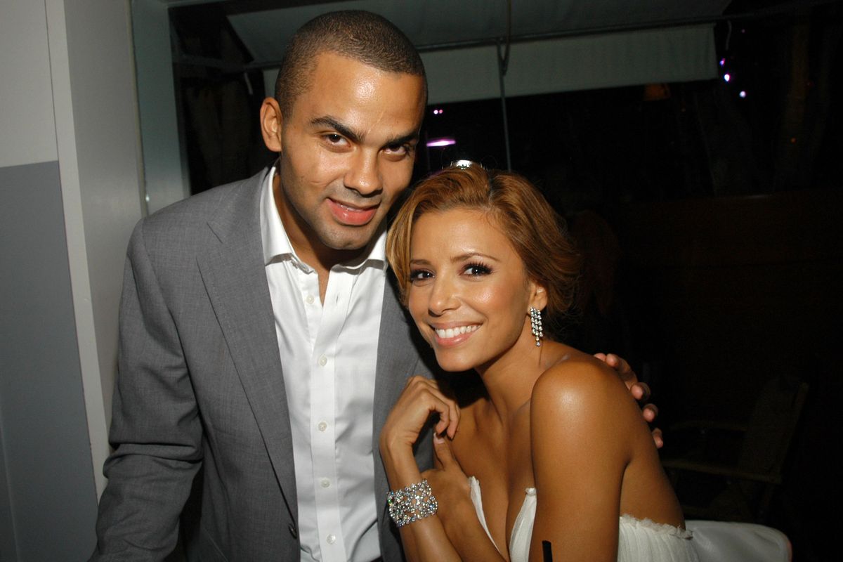 - AUGUST 27: Tony Parker and Eva Longoria attend Entertainment Tonight and People Magazine Hosts Annual Emmy After Party-Inside at Mondrian on August 27, 2006. (Photo by Stefanie Keenan/Patrick McMullan via Getty Images)