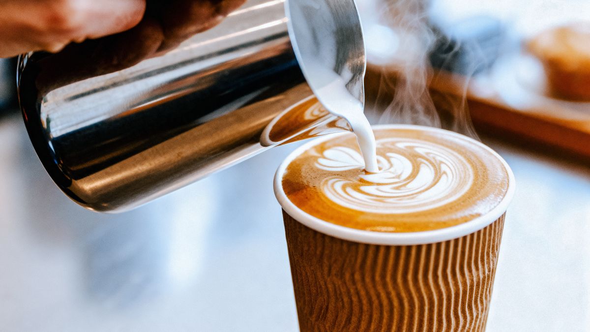 a kávé hatása illusztrálása egy csésze kávé van a képen