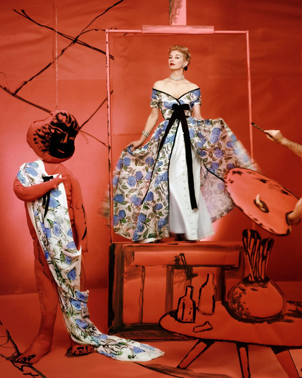 Lisa Fonssagrives egy fotózáson