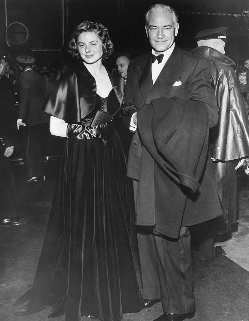 Victor Fleming, az óz rendezője és Ingrid bergmann.