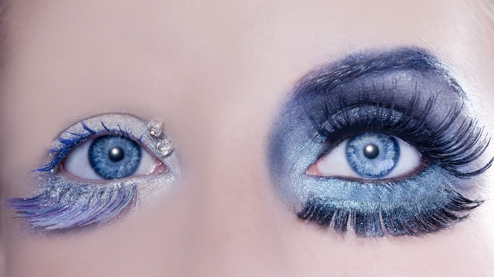 Felemás szemsmink és optikai illúzió