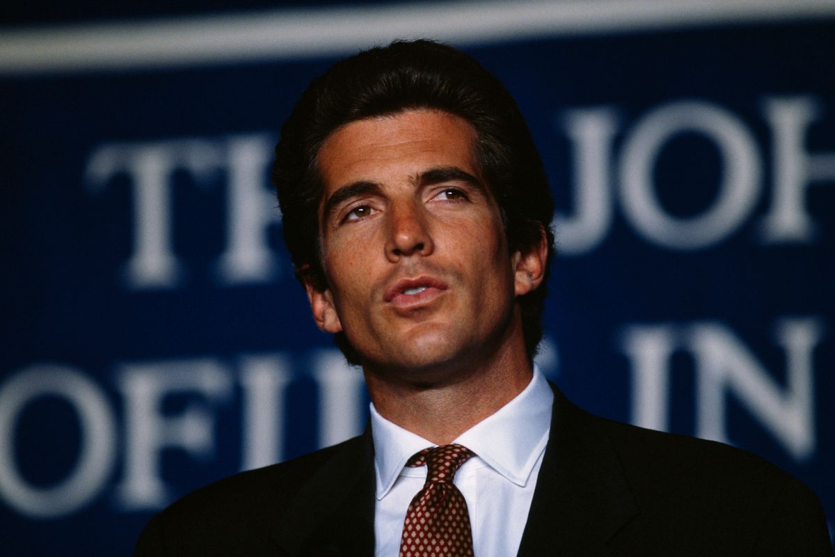 John Kennedy, Jr. Attends Ceremony Awarding the John Kennedy Prize (Photo by Brooks Kraft LLC/Sygma via Getty Images)