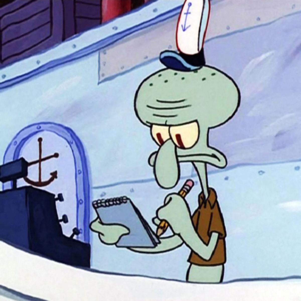 SpongyaBob szereplők , önismereti teszt: Tunyacsáp