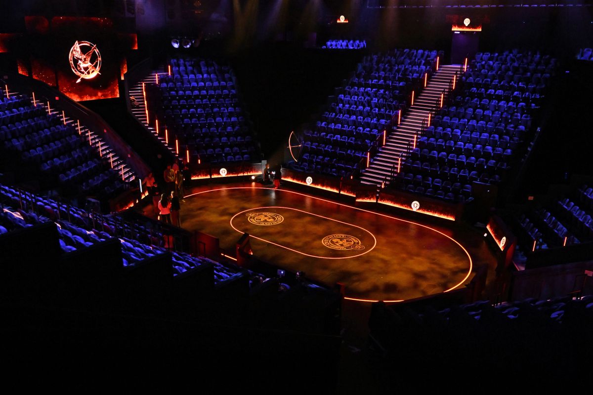 Az éhezők viadala színpadi Arénája