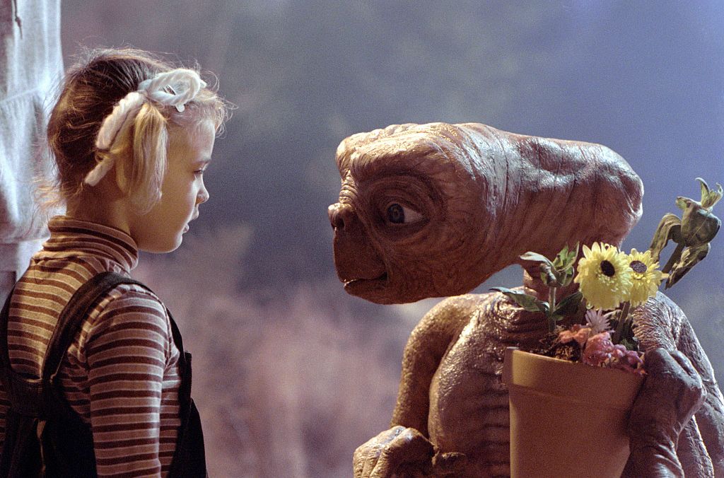 Drew Barrymore az E.T, a földönkívüliben.