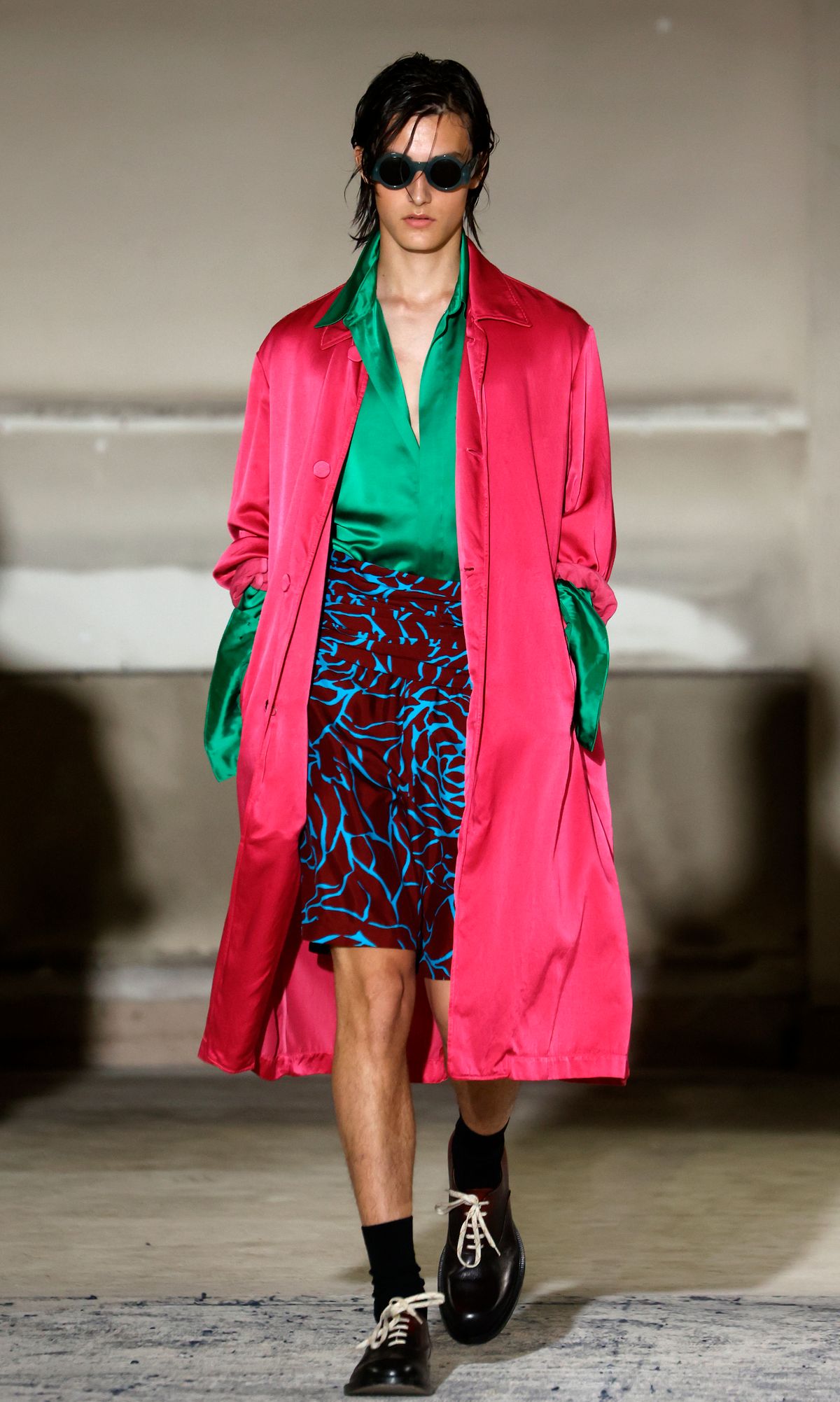 rózsaszín és zöld együtt