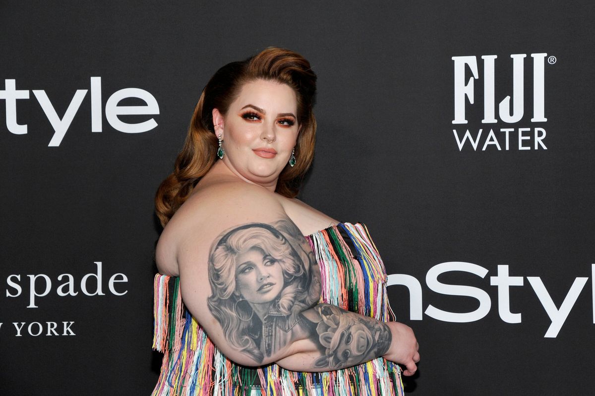 LOS ANGELES, CA - OCTOBER 22: Tess Holliday attends the 2018 InStyle Awards with Fiji Water on October 22, 2018 in Los Angeles, California. (Photo by John Sciulli/Getty Images for FIJI Water)